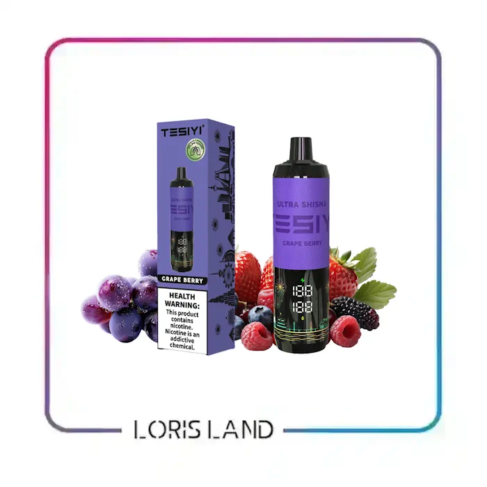 ویپ یکبار مصرف انگور بری تی سی 35 هزار پاف